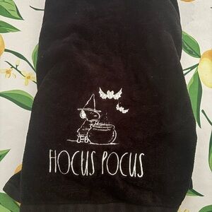 Rae Dunn Black Hocus Pocus Hand Towel